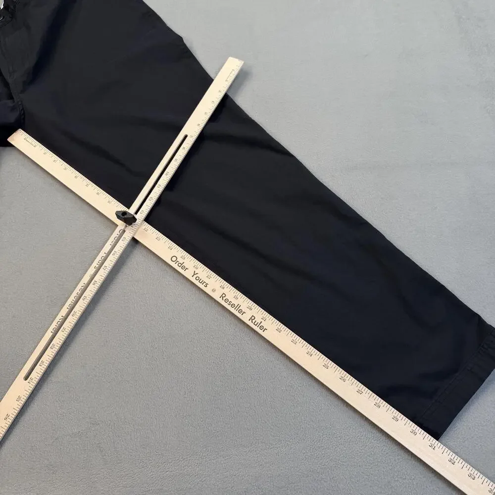ADIDAS Pants Mens 42x31 Black Golf Performance Stretch Microfiber Chino Casual